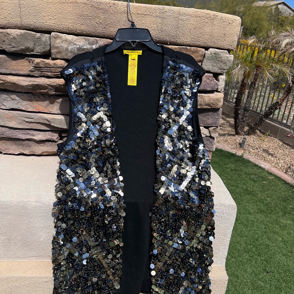 Cathrine Malandrino Sequence Vest Women’s Size 6 Fair Condition View 2